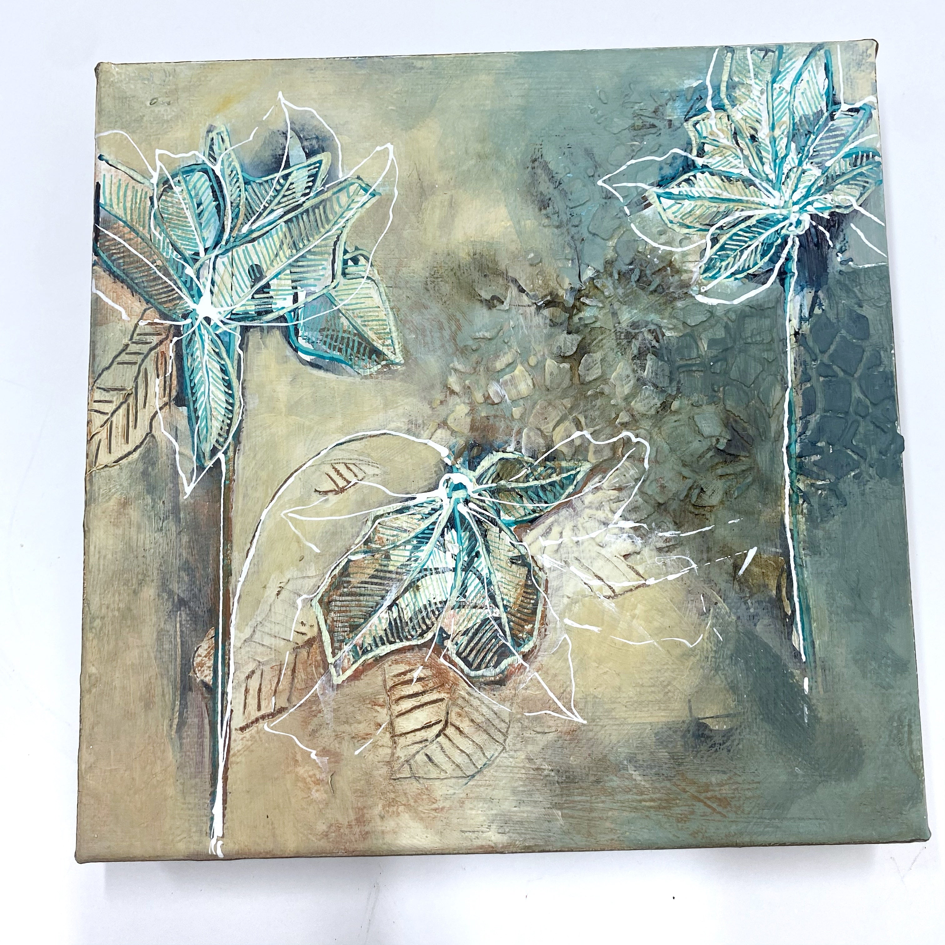 Quiet Meadow III - Original Painting Ready to Hang