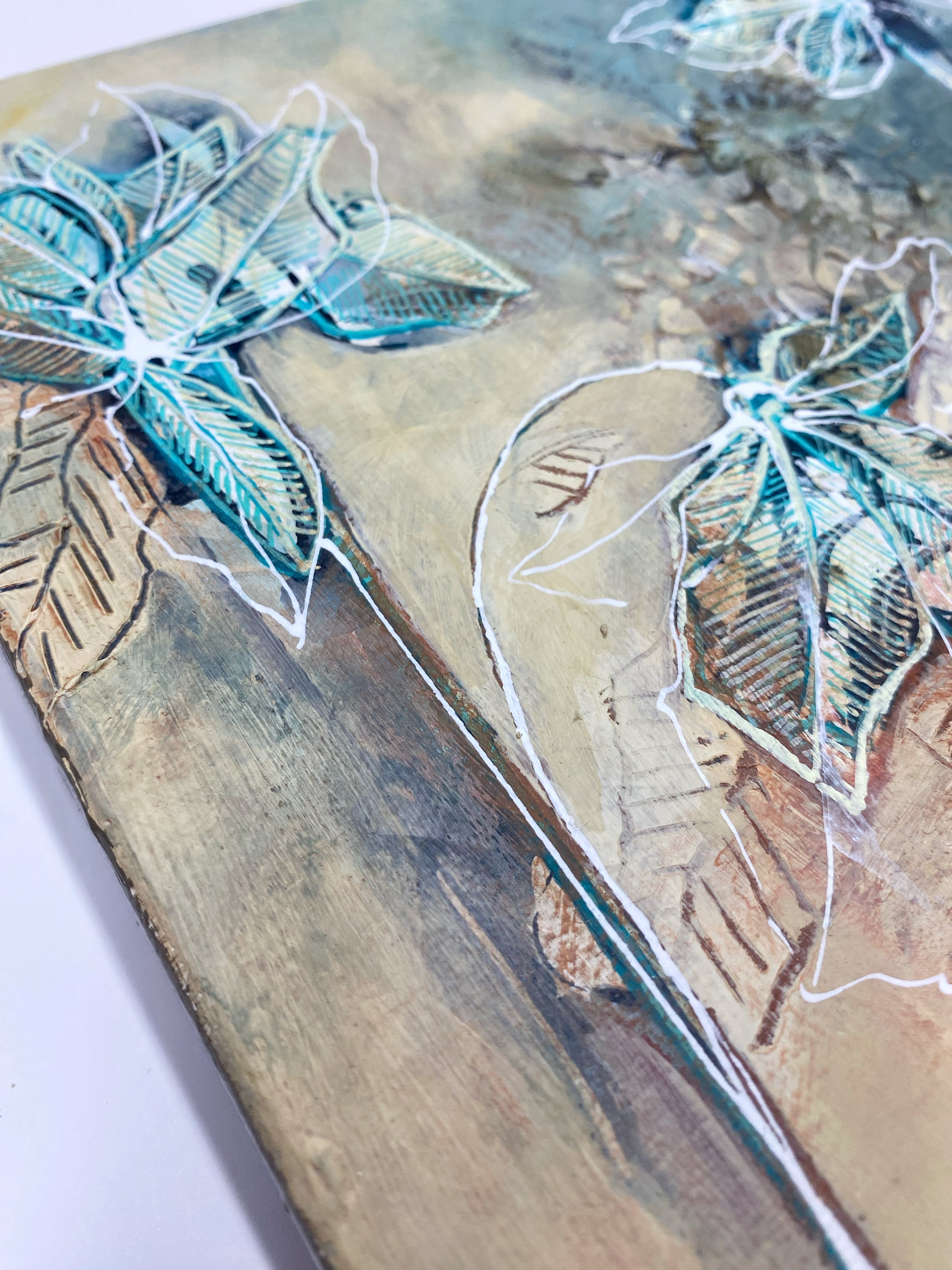 Quiet Meadow III - Original Painting Ready to Hang