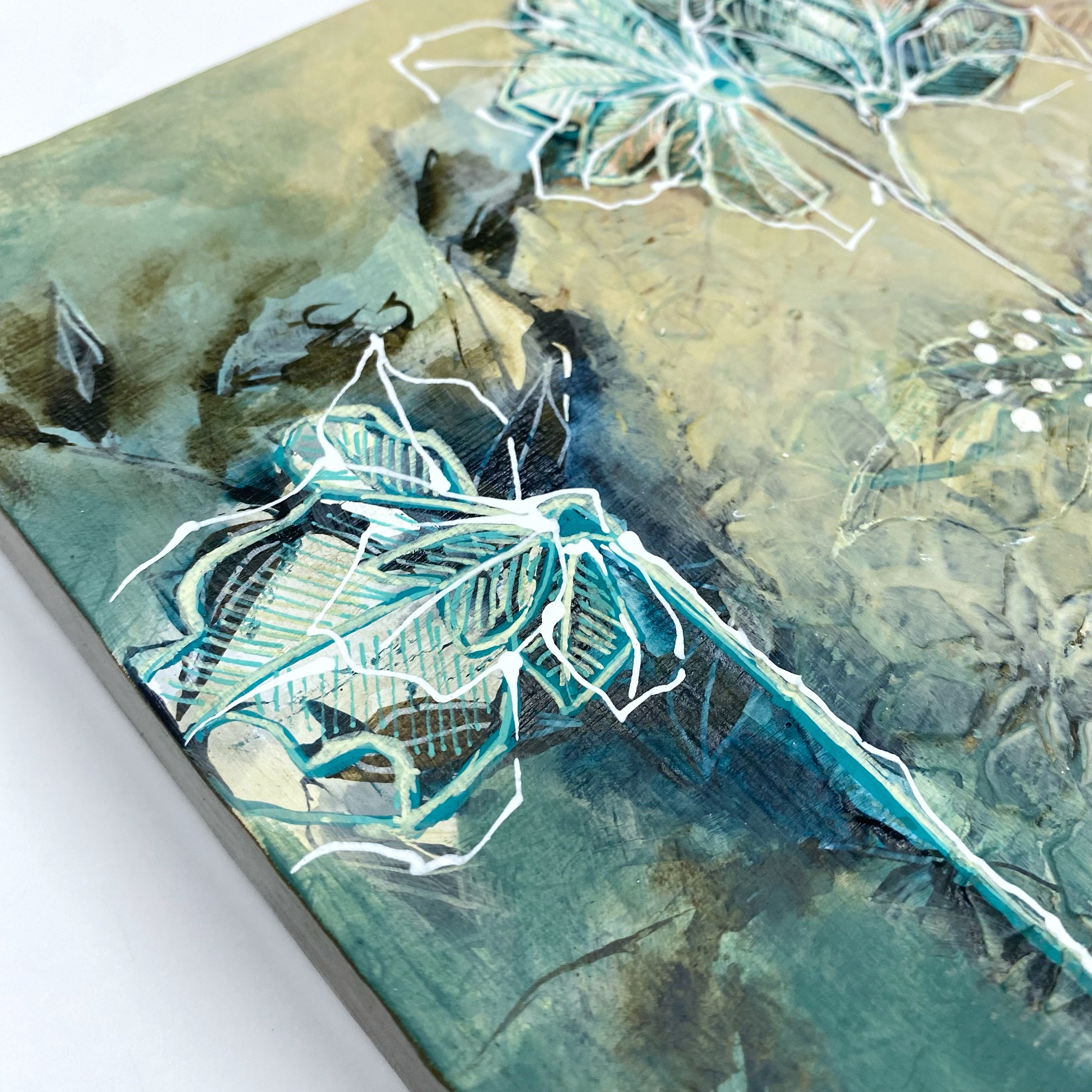 Quiet Meadow IV - Original Painting Ready to Hang