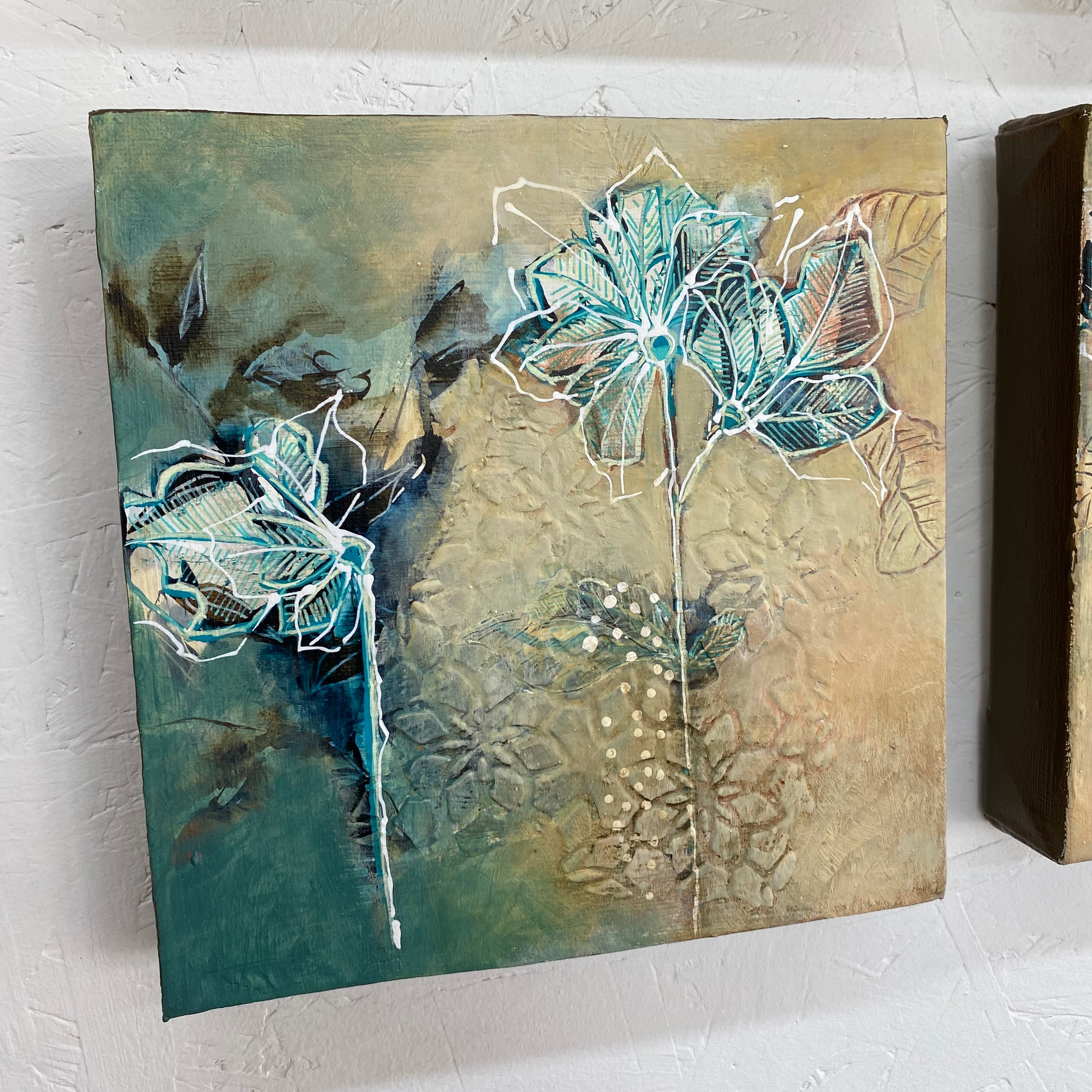 Quiet Meadow IV - Original Painting Ready to Hang