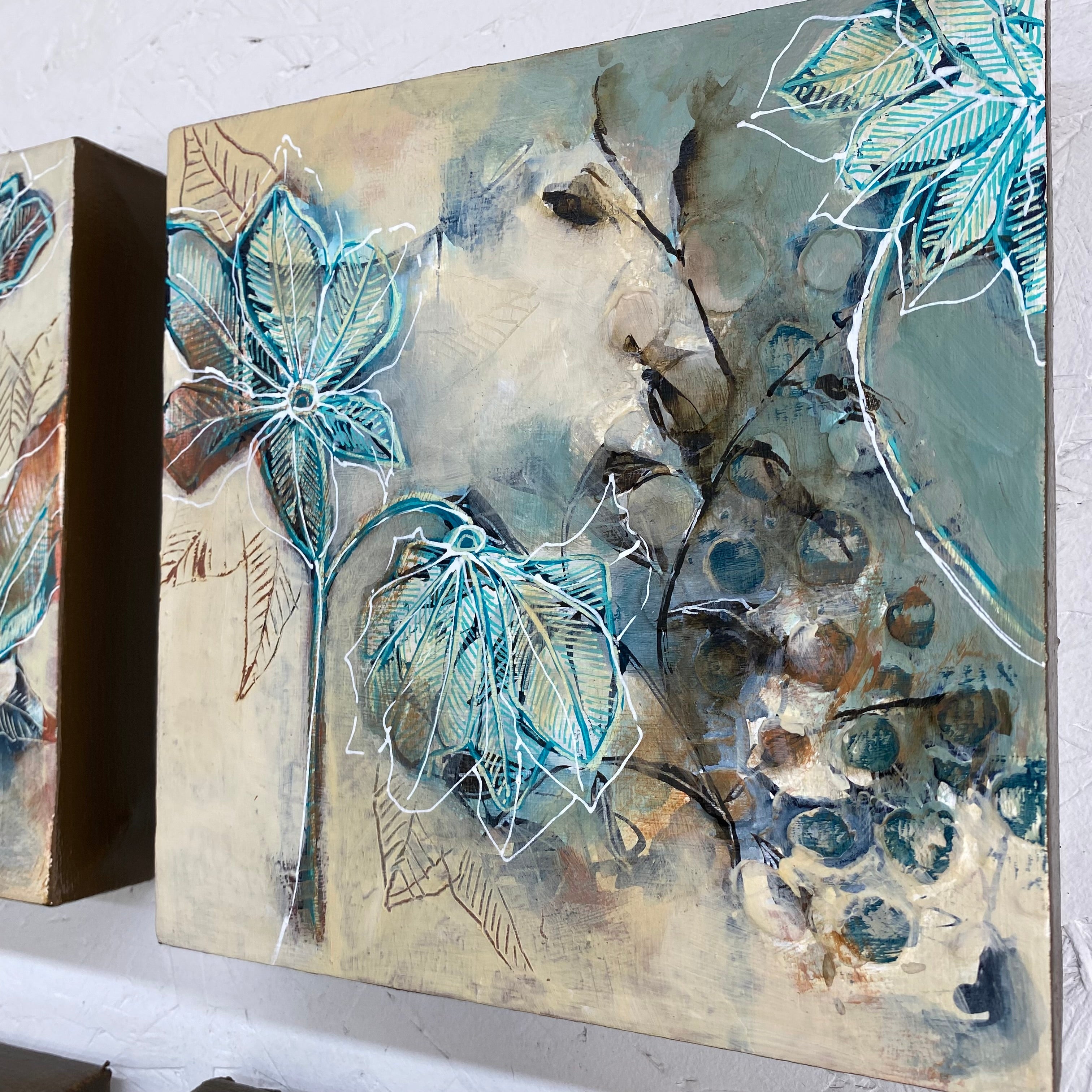Quiet Meadow I - Original Painting Ready to Hang