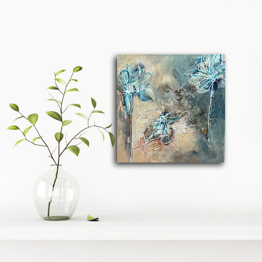Quiet Meadow III - Original Painting Ready to Hang