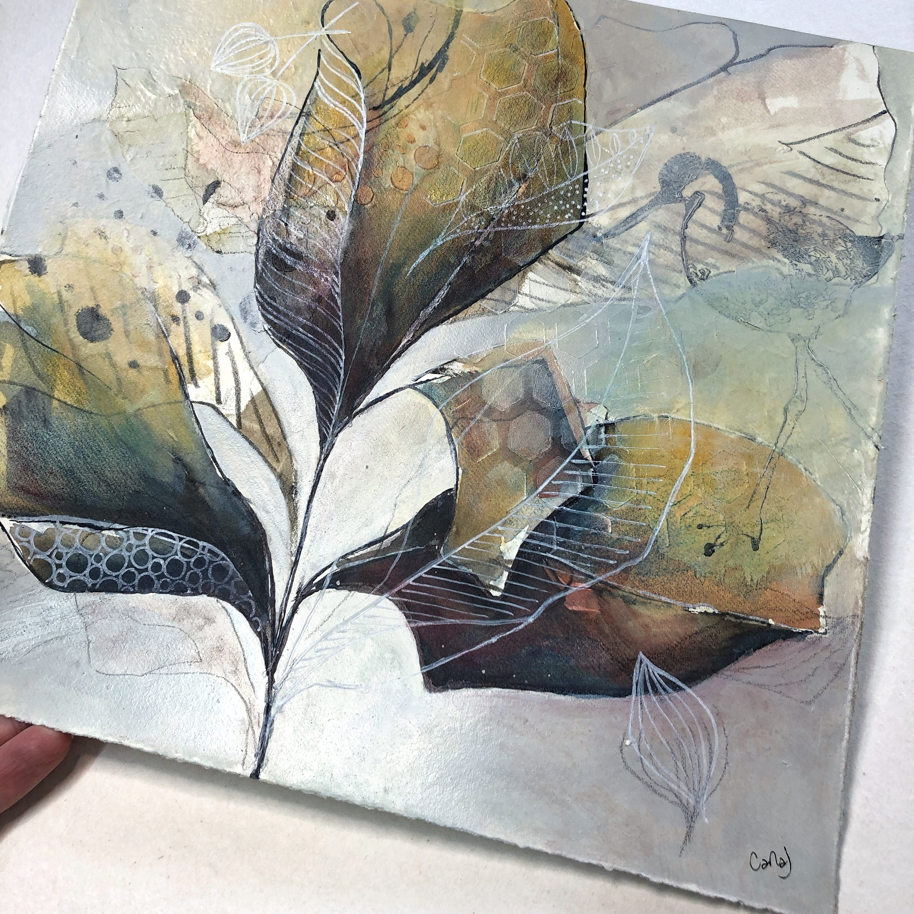 Looking Back - Unframed Original Painting