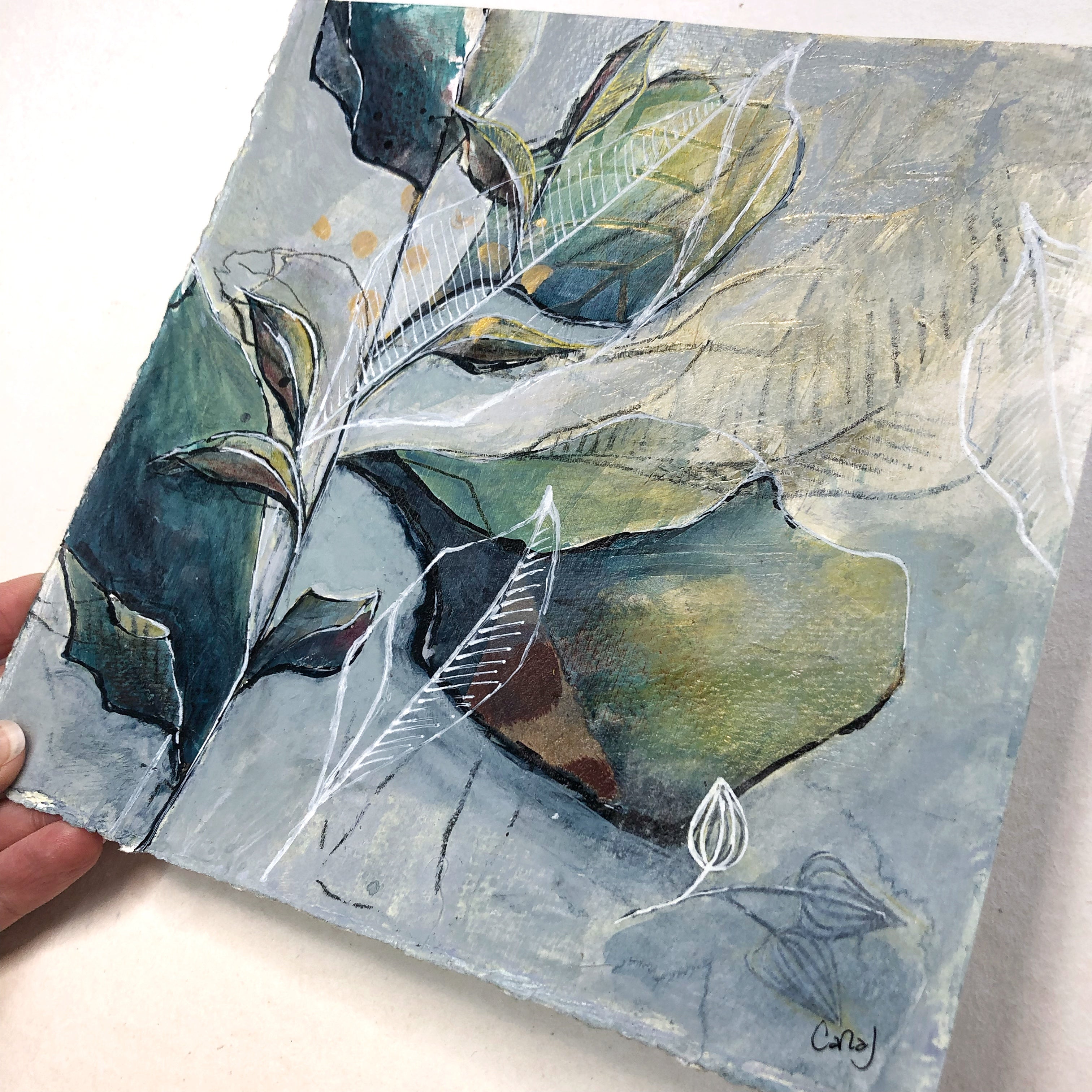 Rustling Leaves - Unframed Original Painting