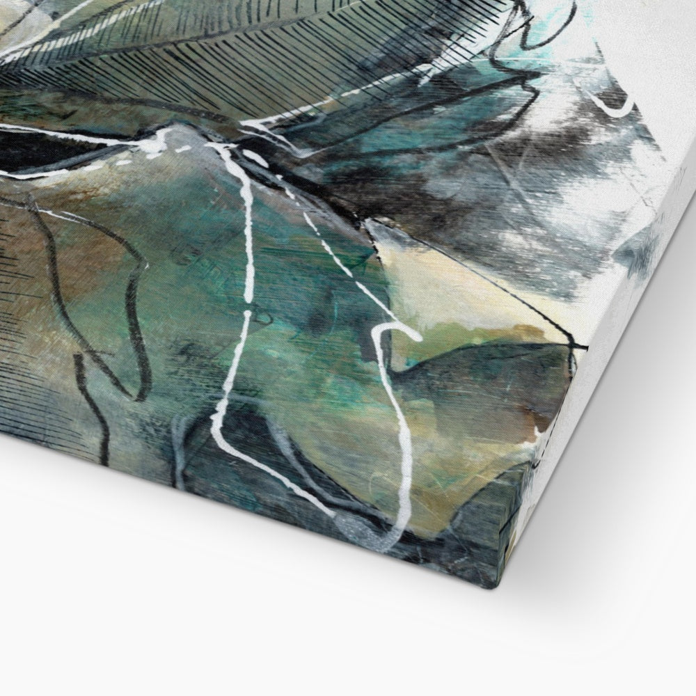 Subtle Contrast Framed Canvas