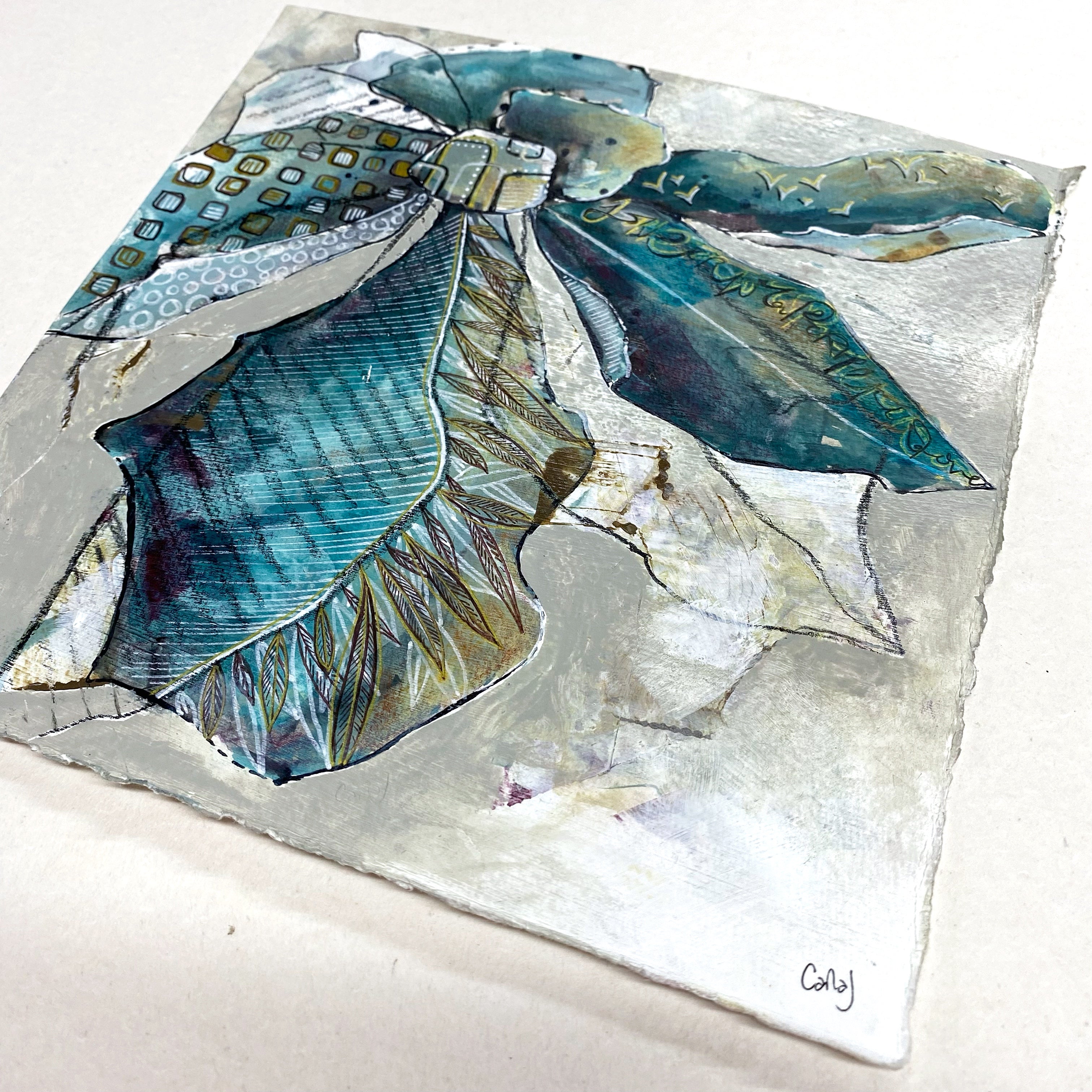 The Lost Garden I - Unframed Original Painting